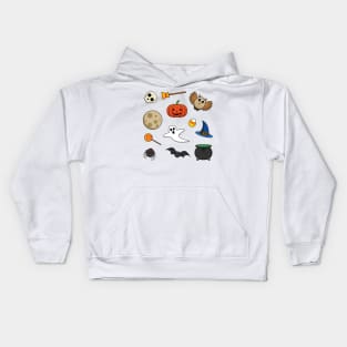 Kawaii Halloween Pack Kids Hoodie